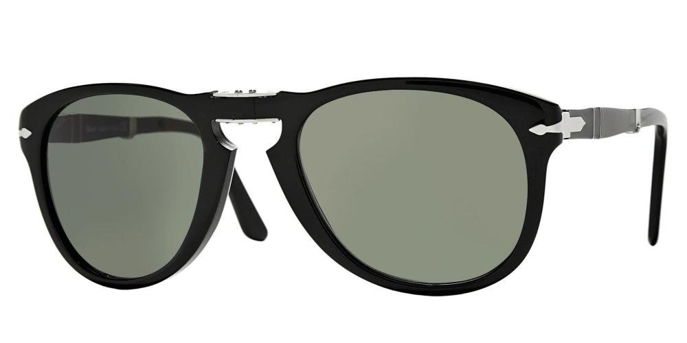 PERSOL 0PO0714 95-31 Solbrille Sort med Grønn glass