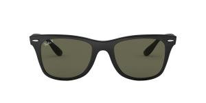 RAYBAN WAYFARER LITEFORCE 0RB4195 601S9A Solbrille Sort med Grønn glass