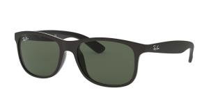 RAYBAN 0RB4202 606971 Solbrille Sort med Grå / Sort glass