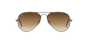 RAYBAN AVIATOR 0RB3025 004/51 Solbrille Grå med Brun glass