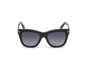 TOM FORD JULIE FT0685 01C Solbrille Sort med Grå / Sort glass