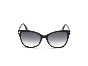 TOM FORD FT0844 01B Solbrille Sort med Grå / Sort glass
