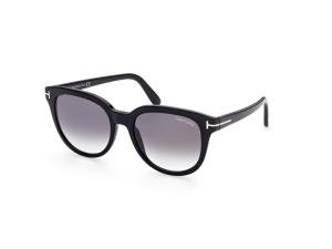 TOM FORD FT0914 01B Solbrille Sort med Grå / Sort glass